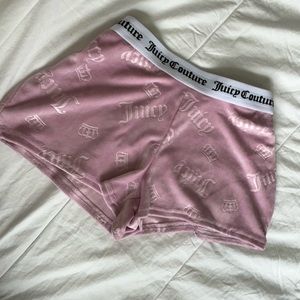 Juicy Couture pink soft sleep shorts